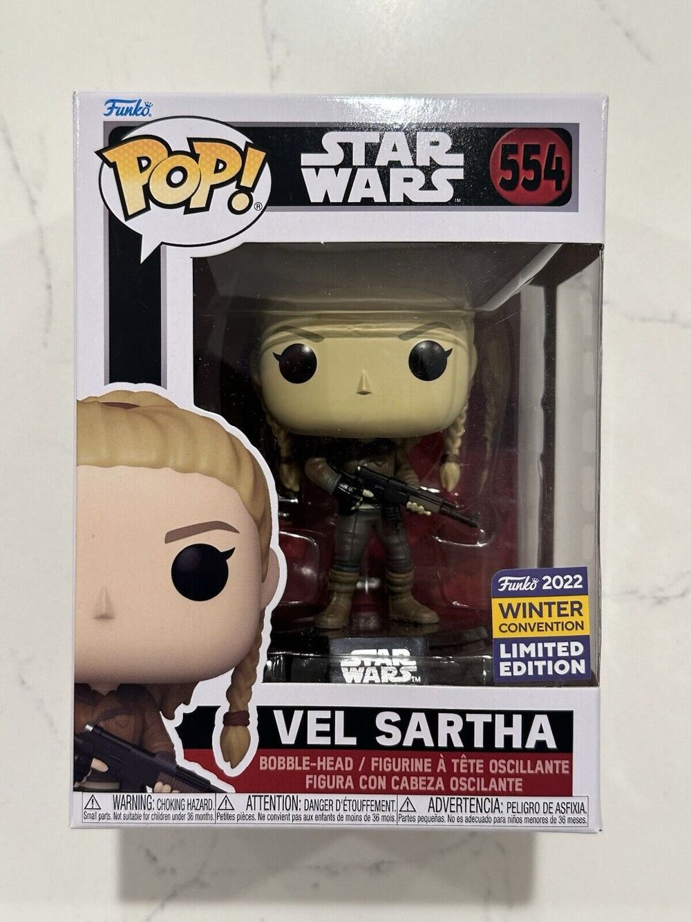 Funko Pop! Star Wars Andor Vel Sartha (Winter Convention 2022) 554 Open Box